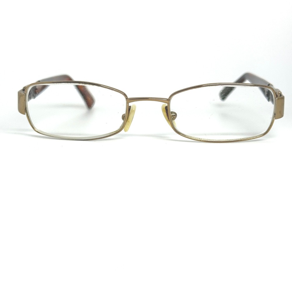 Fendi F783 49 18 714 135 Eyeglasses Frames Italy Gold Tortoise Shell 21096